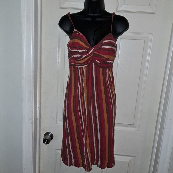 Hinge striped dress size large - Picture 1 of 4